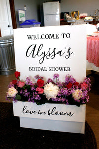 Custom Event Welcome Sign Rental