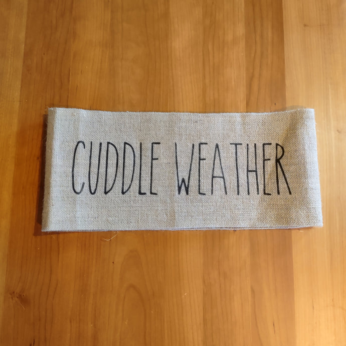 Cuddle Weather Burlap Pillow Wrap - Clearance