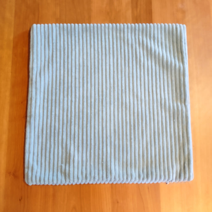 Light Blue Chenille Pillow Cover - Clearance