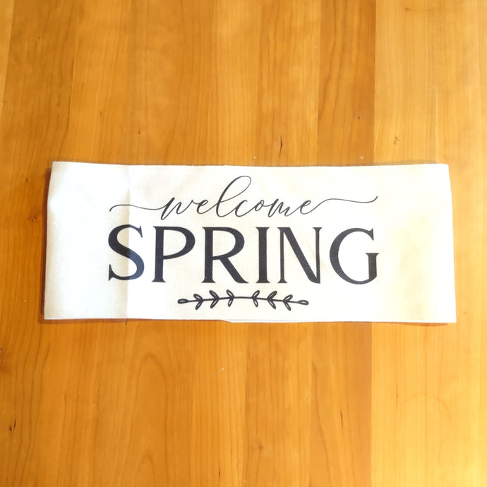 Welcome Spring Pillow Wrap - Clearance