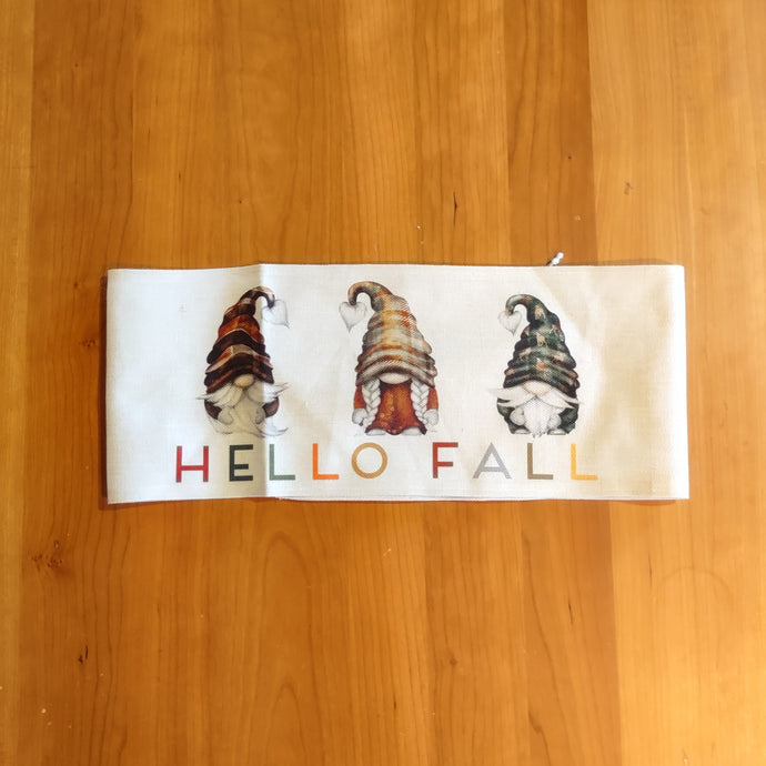 Hello Fall Gnomes Pillow Wrap - Clearance