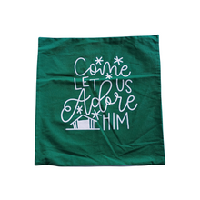 Come Let us Adore Him Pillow Cover - Clearance