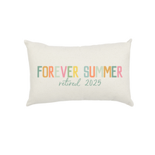 Forever Summer Lumbar Pillow, Retirement Gift for Teacher