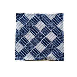 Navy Geometric Print Pillow Covers