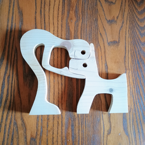 Best Man's Friend Unfinished Wooden Puzzle