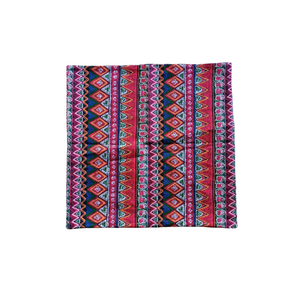 Bright Vertical Striped Print - Red