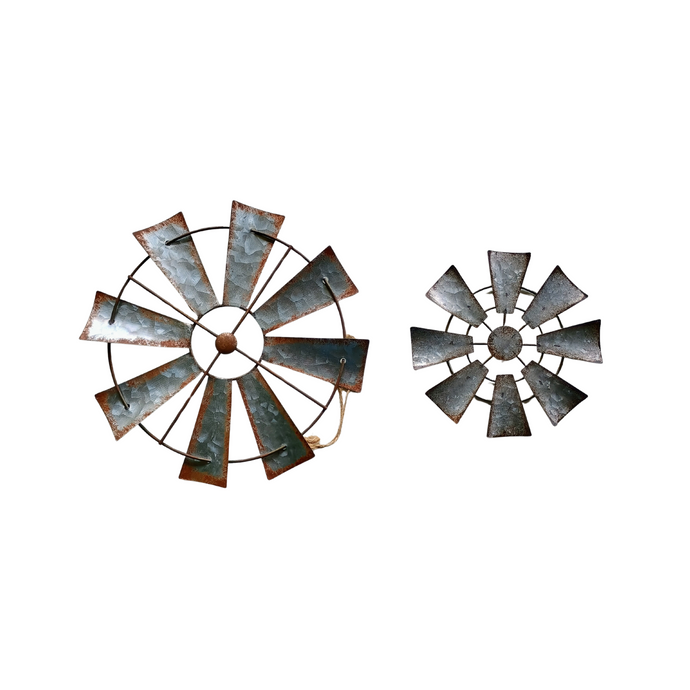 Metal Windmill Ornaments - 2 sizes available