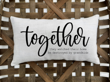 Together They Watched Their Home Be Destroyed By Children Decorative Pillow