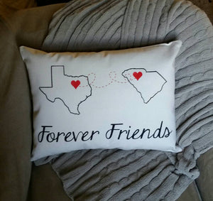 State to State Long Distance Best Friends Gift